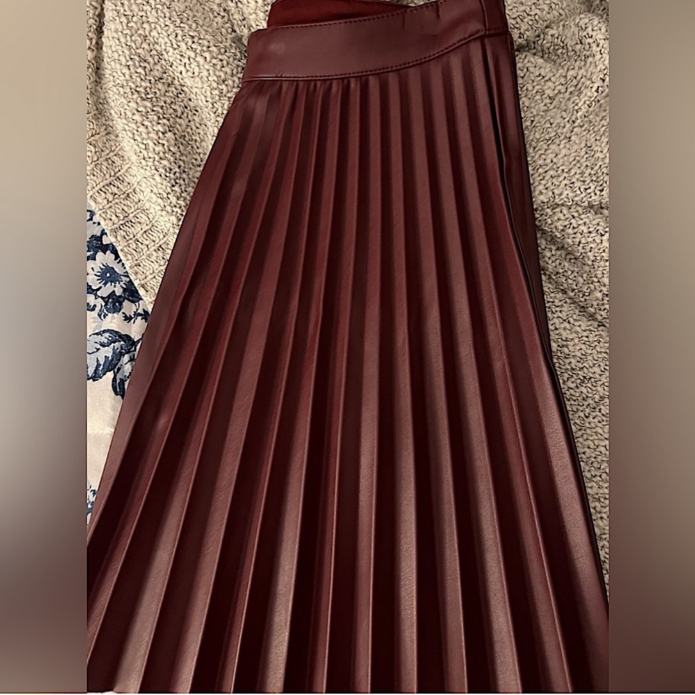 Pleather skirt